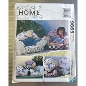 McCall's Sewing Pattern Decorating KID/CHILDREN'S Over Stuffed Chairs  *UNCUT*